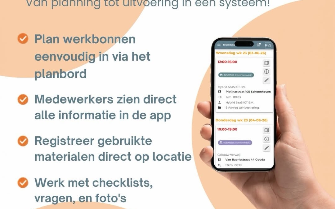 Digitale werkbon installateur