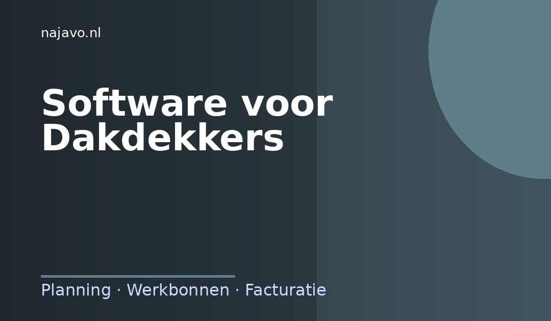 Software voor dakdekkers: plan inspecties en rapporteer direct vanaf het dak