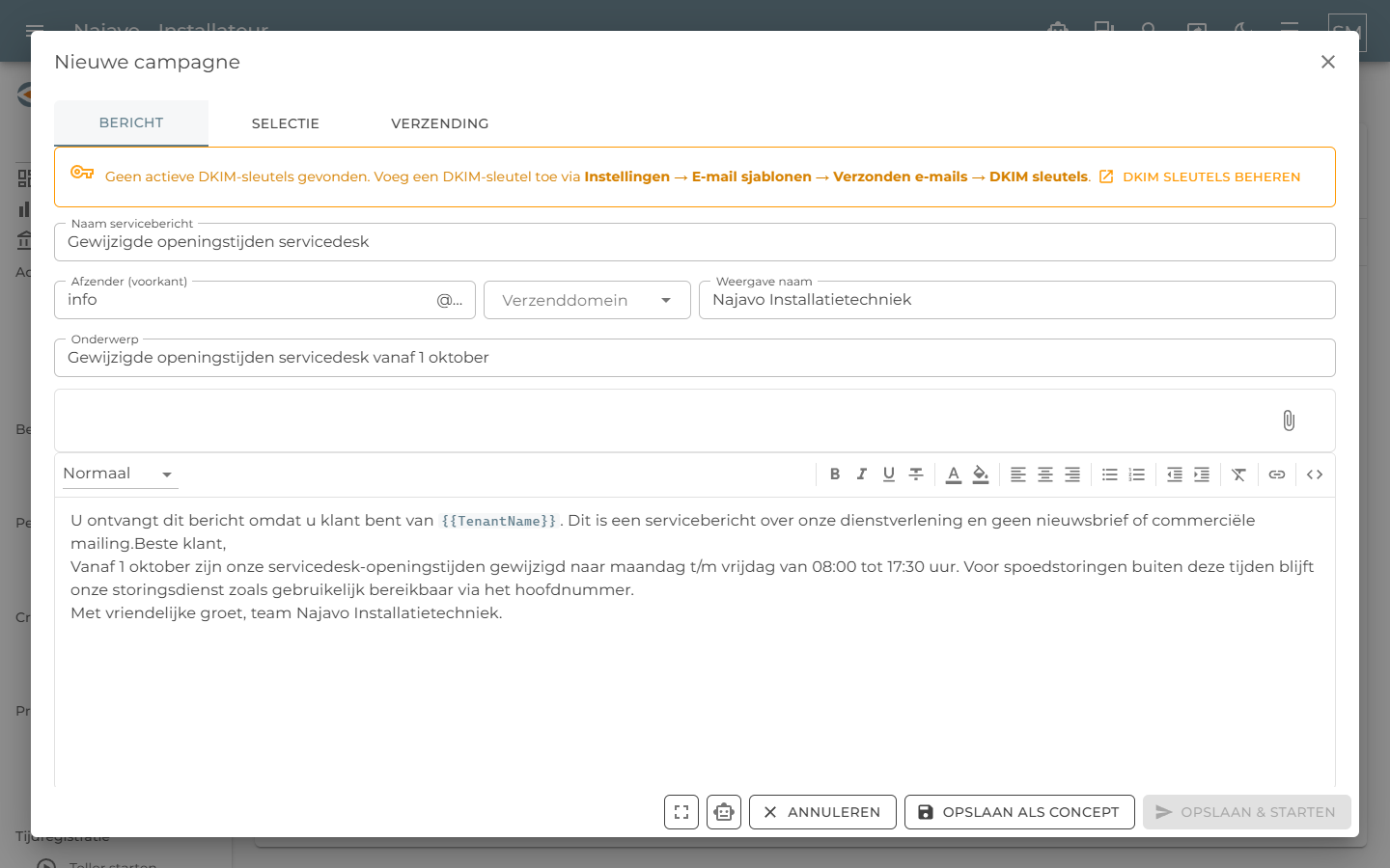 A-servicebericht-dialoog Najavo – Servicebericht dialoog